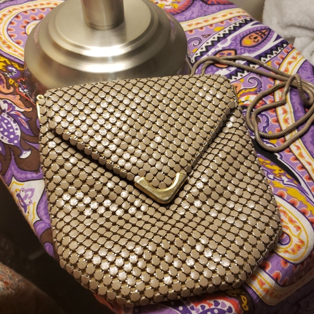 Vintage Cream Clutch Purse